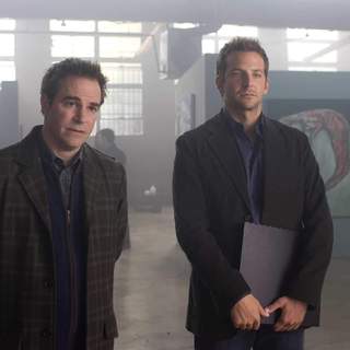 Jurgis (Roger Bart) and Leon (Bradley Cooper) in THE MIDNIGHT MEAT TRAIN. Photo credit: Saeed Adyani.