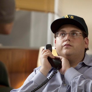 Jonah Hill stars as Peter Brand in Columbia Pictures' Moneyball (2011)