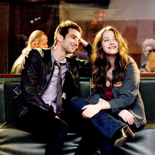Jay Baruchel stars as Tal and Kat Dennings stars as Norah in Sony Pictures' Nick and Norah's Infinite Playlist (2008). Photo credit by K.C. Bailey.
