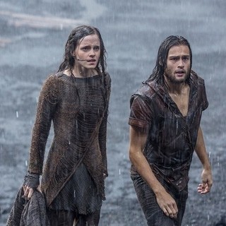 Emma Watson stars as Ila and Douglas Booth stars as Shem in Paramount Pictures' Noah (2014)