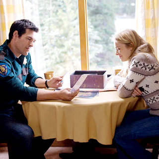 Eddie Cibrian stars as Nate Burns and LeAnn Rimes stars as Meg Galligan in Lifetime Television's Northern Lights (2009)