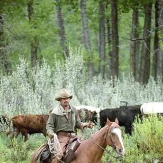 Kevin Costner as Charley Waite in Buena Vista Pictures' Open Range (2003)