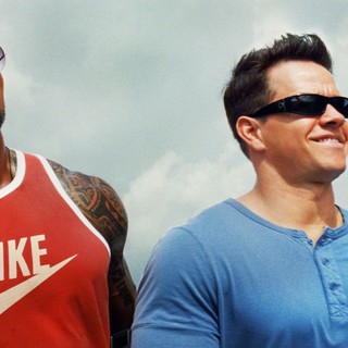 The Rock, Mark Wahlberg and Anthony Mackie in Paramount Pictures' Pain and Gain (2013)