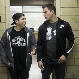 Jonah Hill stars as Schmidt and Channing Tatum stars as Jenko in Columbia Pictures' 22 Jump Street (2014)