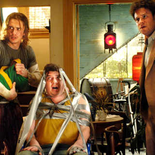 James Franco, Danny McBride and Seth Rogen in Columbia Pictures' Pineapple Express (2008)