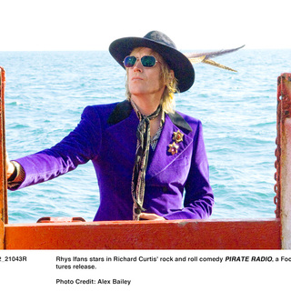 Rhys Ifans stars as Gavin Cavner in Focus Features' Pirate Radio (2009). Photo credit by Alex Bailey.