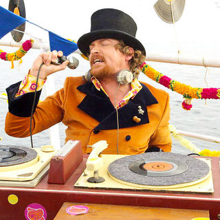 Rhys Darby stars as Angus in Focus Features' Pirate Radio (2009). Photo credit by Alex Bailey.