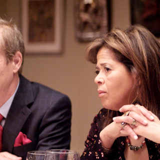 Bill Irwin as Paul and Anna Deavere Smith as Carol in Sony Pictures Classics' Rachel Getting Married (2008). Photo by Bob Vergara.