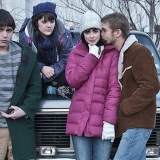 Logan Huffman, Madeleine Martin, Krysten Ritter and Brian Geraghty in Strand Releasing's Refuge (2014)