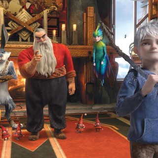 The Sandman, The Easter Bunny, Nicholas St. North, The Tooth Fairy and Jack Frost in DreamWorks Animation' Rise of the Guardians (2012)
