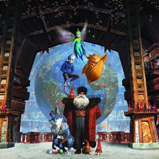 The Easter Bunny, Nicholas St. North, Jack Frost, The Tooth Fairy and The Sandman in DreamWorks Animation' Rise of the Guardians (2012)