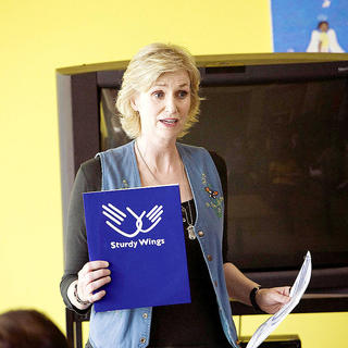 Jane Lynch stars as Gayle Sweeney in Universal Pictures' Role Models (2008)