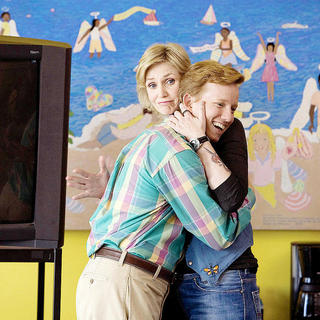A.D. Miles stars as Martin Gary and Jane Lynch stars as Gayle Sweeney in Universal Pictures' Role Models (2008)