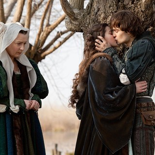 Lesley Manville, Hailee Steinfeld and Douglas Booth in Relativity Media's Romeo and Juliet (2013)