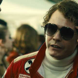 Daniel Bruhl stars as Niki Lauda in Universal Pictures' Rush (2013)