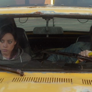 Aubrey Plaza stars as Darius Britt and Mark Duplass stars as Kenneth Calloway in FilmDistrict's Safety Not Guaranteed (2012)