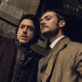 Robert Downey Jr. stars as Sherlock Holmes and Jude Law stars as Dr. John Watson in Warner Bros. Pictures' Sherlock Holmes (2009)