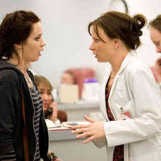 Emily Blunt stars as Norah Lorkowski and Mary Lynn Rajskub stars as Lynn in Overture Films' Sunshine Cleaning (2009)
