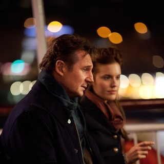 Liam Neeson stars as Bryan Mills and Maggie Grace stars as Kim in The 20th Century Fox's Taken 2 (2012)