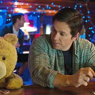 Ted and Mark Wahlberg (stars as John) in Universal Pictures' Ted 2 (2015)