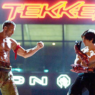 Luke Goss stars as Steve Fox and Jon Foo stars as Jin Kazama in Crystal Sky Pictures' Tekken (2009)