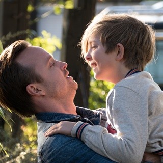 Aaron Paul stars as Peter and Aiden Longworth stars as Louis Drax in
