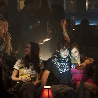 Claire Julien, Katie Chang, Israel Broussard and Emma Watson in A24's The Bling Ring (2013)
