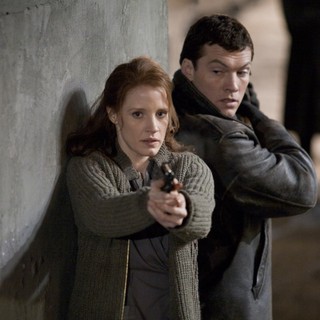 Jessica Chastain stars as Young Rachel Singer and Sam Worthington stars as Young David Peretz in Focus Feature's The Debt (2011)