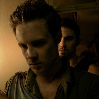 Michael Biehn stars as Mickey and Milo Ventimiglia stars as Josh in Anchor Bay Entertainment's The Divide (2012)