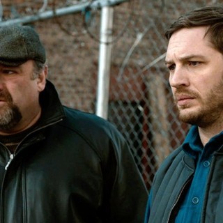 James Gandolfini stars as Cousin Marv and Tom Hardy stars as Bob Saginowski in Fox Searchlight Pictures' The Drop (2014)