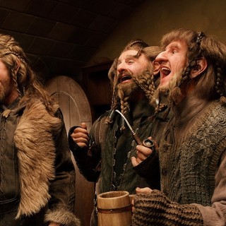 Dean O'Gorman, Jed Brophy and Adam Brown in Warner Bros. Pictures' The Hobbit: An Unexpected Journey (2012)