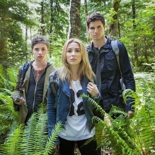 Keenan Tracey, Alexa Vega and Robbie Amell in Hallmark Channel's The Hunters (2013)