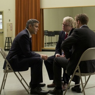 George Clooney, Philip Seymour Hoffman and Ryan Gosling in Columbia Pictures' The Ides of March (2011)
