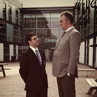 Simon Bird stars as Will McKenzie and Greg Davies stars as Mr. Gilbert in Wrekin Hill Entertainment's The Inbetweeners (2012)