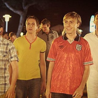 Simon Bird, Joe Thomas, James Buckley and Blake Harrison in Wrekin Hill Entertainment's The Inbetweeners (2012)