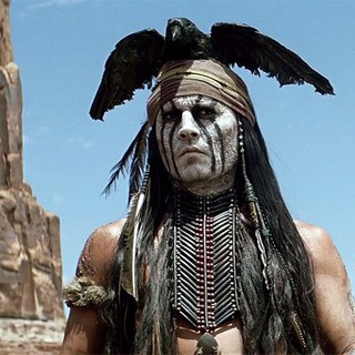 Johnny Depp stars as Tonto in Walt Disney Pictures' The Lone Ranger (2013)