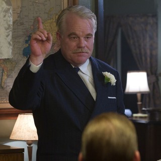 Philip Seymour Hoffman stars as Lancaster Dodd in The Weinstein Company's The Master (2012)