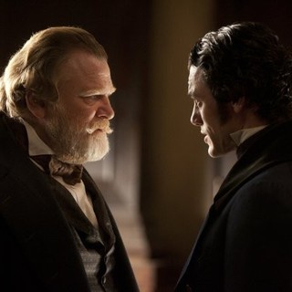 Brendan Gleeson stars as Captain Hamilton and John Cusack stars as Edgar Allan Poe in Relativity Media's The Raven (2012)