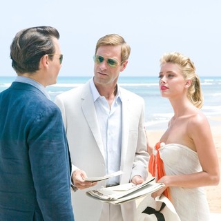 Johnny Depp, Aaron Eckhart and Amber Heard in FilmDistrict's The Rum Diary (2011)