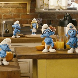 A scene from Columbia Pictures' The Smurfs (2011)