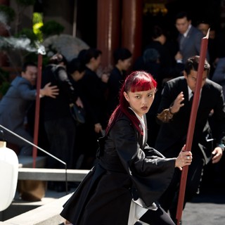 Rila Fukushima stars as Yukio in 20th Century Fox's The Wolverine (2013). Photo credit by Ben Rothstein.