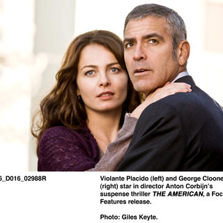 Violante Placido stars as Clara and George Clooney stars as Jack in Focus Features' The American (2010). Photo by Giles Keyte