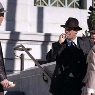 Josh Hartnett, Aaron Eckhart and Scarlett Johansson in Universal Pictures' The Black Dahlia (2006)