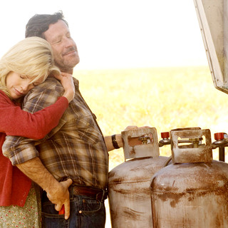 Kim Basinger stars as Gina and Joaquim de Almeida stars as Nick in Magnolia Pictures' The Burning Plain (2009)