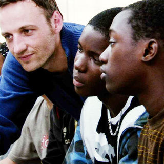 Francois Begaudeau, Franck Keita and Boubacar Toure in Sony Pictures Classics' The Class (2008). Photo credit by Pierre Milon.