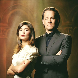 Audrey Tautou and Tom Hanks in Columbia Pictures' The Da Vinci Code (2006)