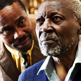 Vusi Kunene stars as Mr. Kipruto and Oliver Litondo stars as kimani N'gan'ga Maruge in National Geographic Entertainment's The First Grader (2011)