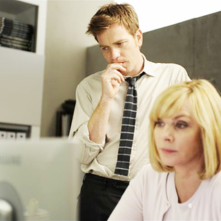 Ewan McGregor and Kim Cattrall (Amelia) in Summit International's The Ghost Writer (2010)