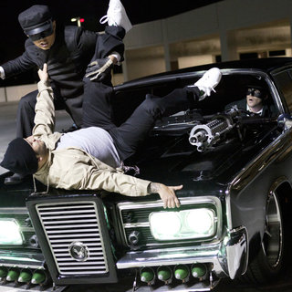Jay Chou stars as Kato and Seth Rogen stars as Britt Reid in Columbia Pictures' The Green Hornet (2011)