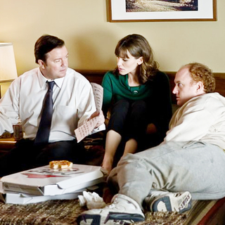 Ricky Gervais, Jennifer Garner and Louis C.K. in Warner Bros. Pictures' The Invention of Lying (2009)